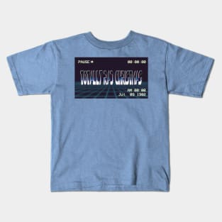 Totally Rad Christmas Tron Kids T-Shirt